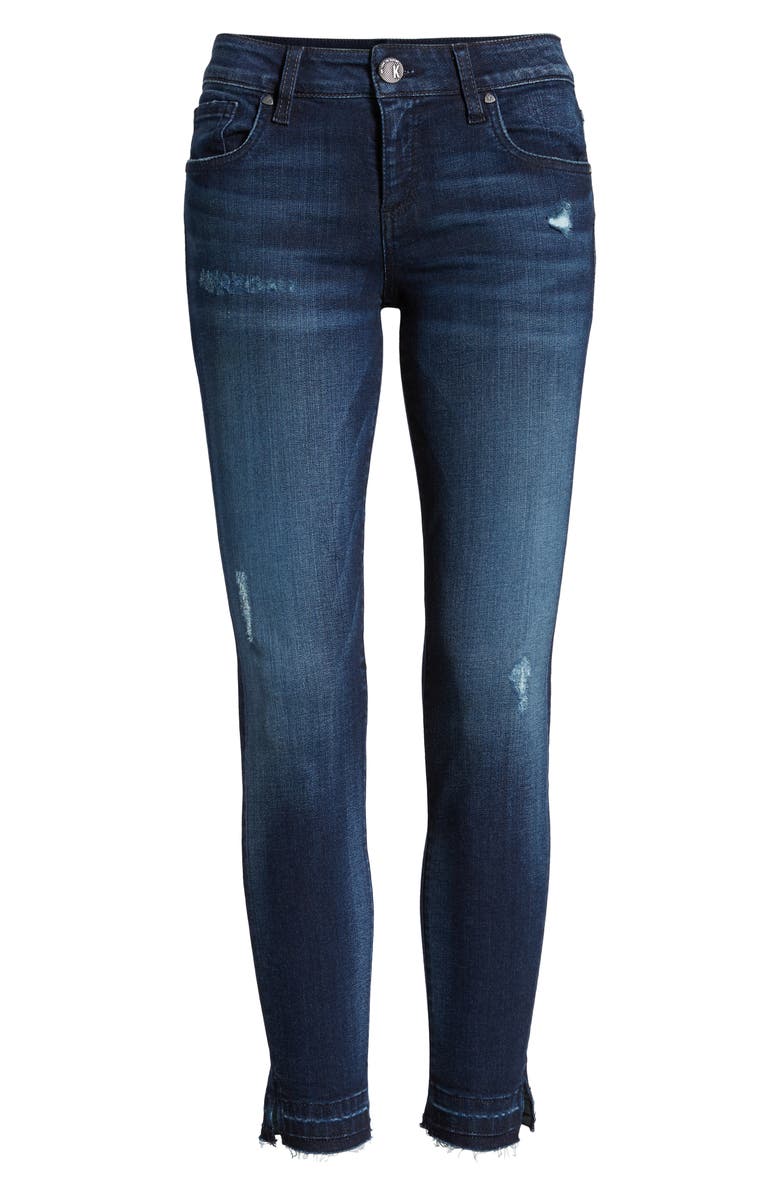 KUT from the Kloth Donna Release Hem Skinny Ankle Jeans, Alternate, color, 
