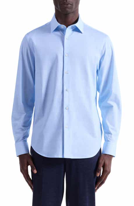 James OoohCotton® Space Dye Button-Up Shirt