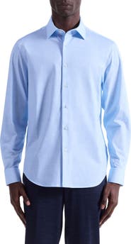 Bugatchi James OoohCotton® Space Dye Button-Up Shirt