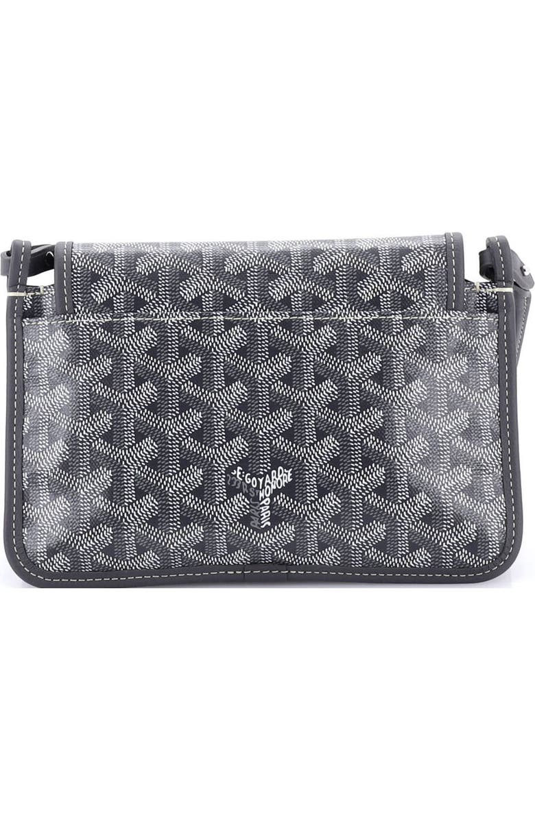 Pre-Owned Goyard Plumet Clutch Wallet Coated Canvas, Alternate, color, Gray