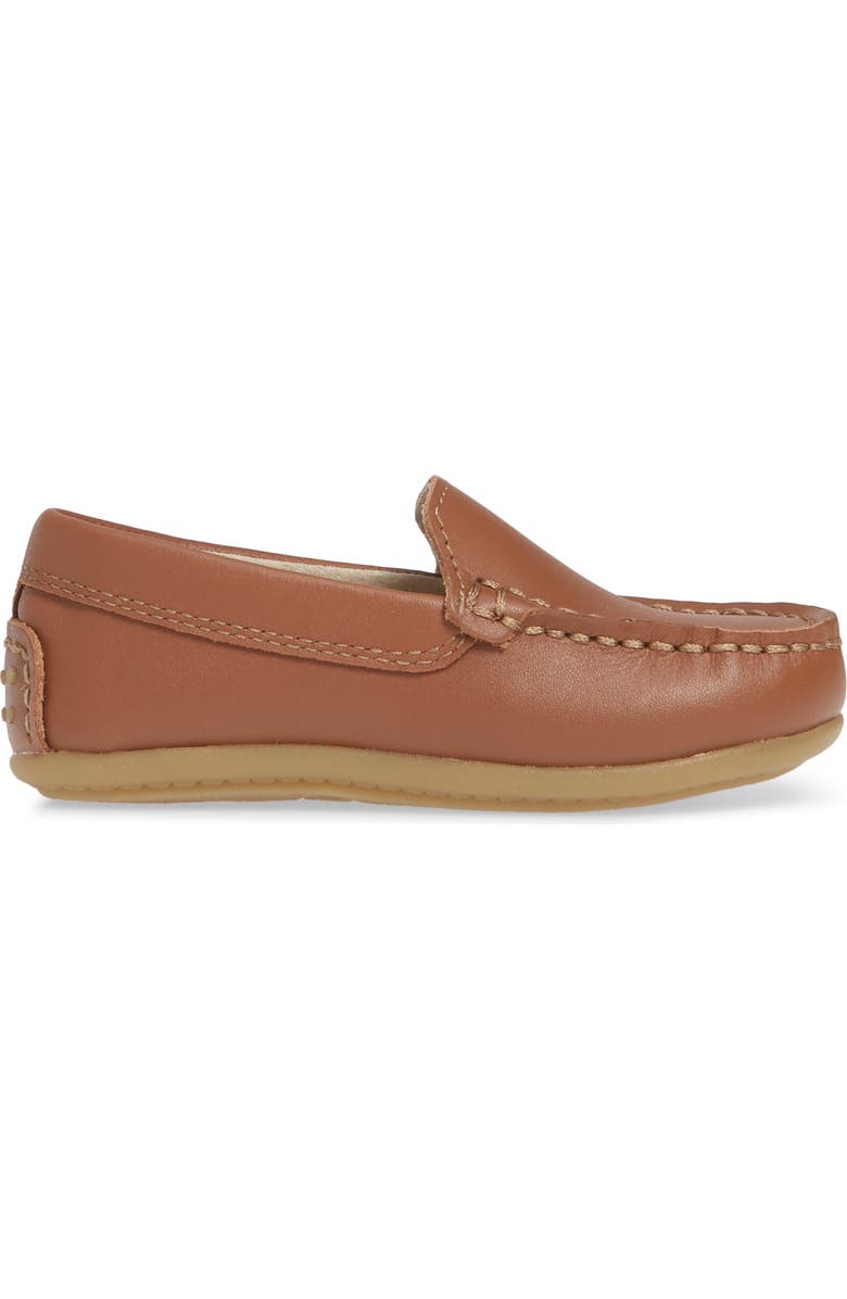 Footmates Brooklyn Moc Toe Loafer, Alternate, color, Chestnut