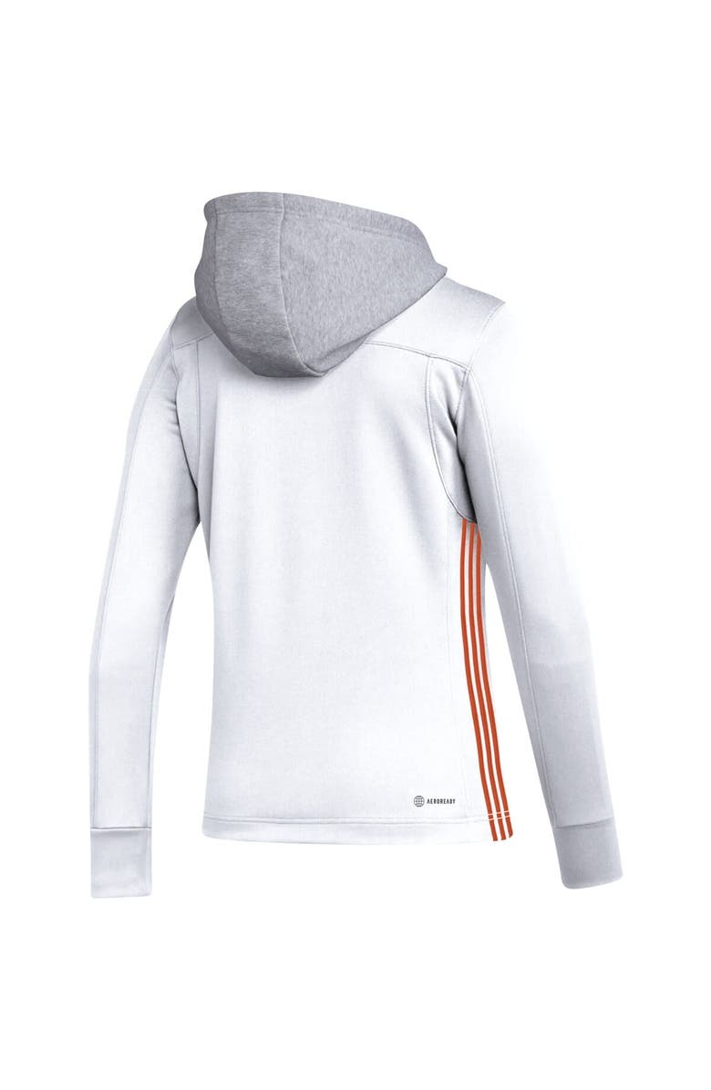 adidas Women's adidas White Philadelphia Flyers Refresh Skate Lace AEROREADY Pullover Hoodie, Alternate, color, White