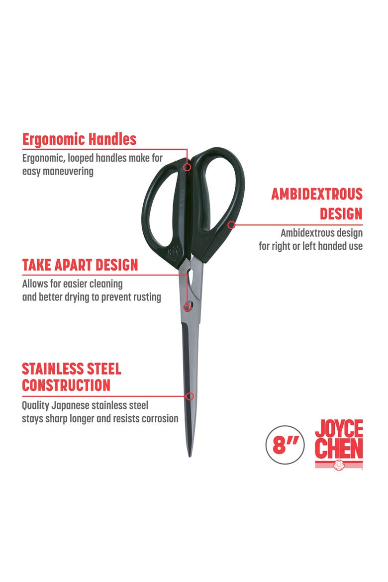 Deluxe Unlimited Kitchen Scissors, 8", Alternate, color, Dark Olive