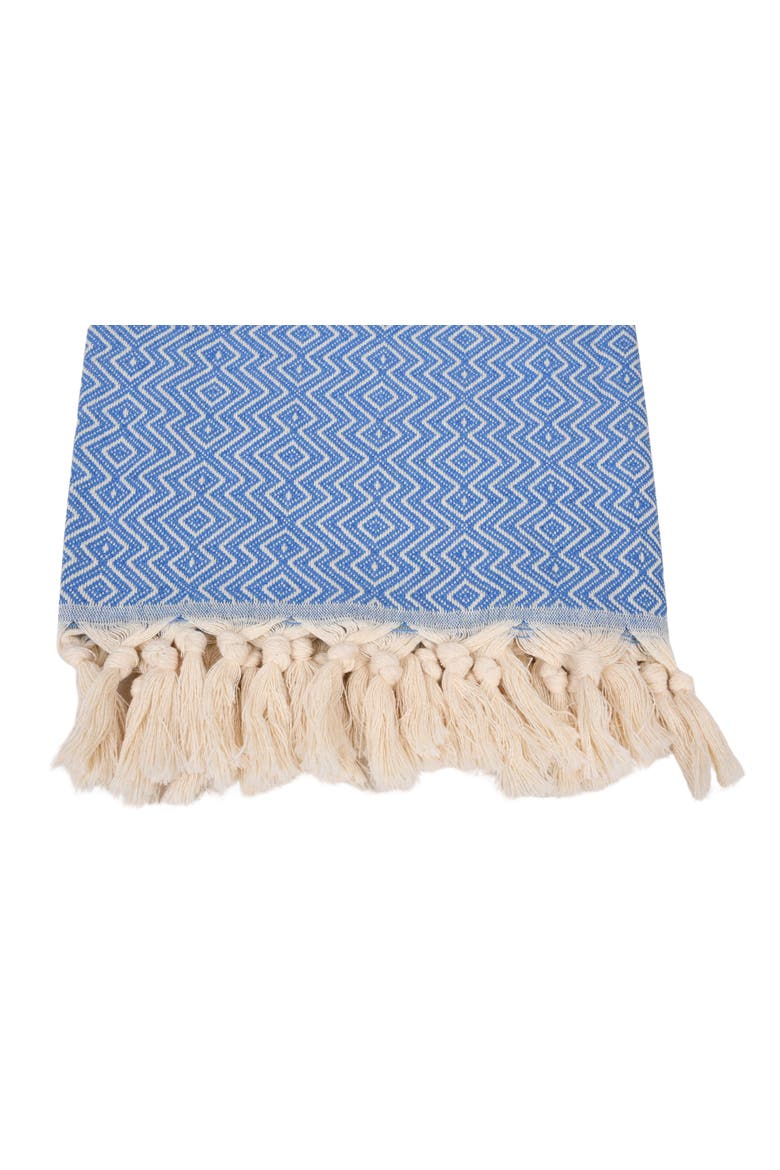 Akdeniz Throw Blanket/Towel, Main, color, Blue