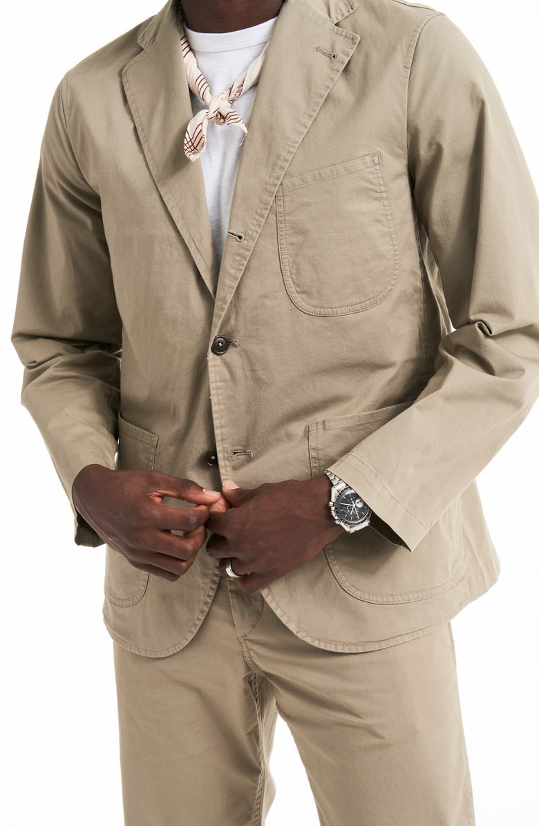 BUCK MASON Carry-On Stretch Cotton Blazer, Alternate, color, 