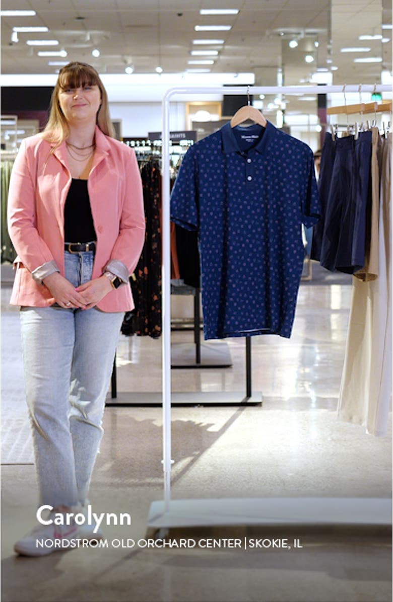 Versa Trim Fit Print Performance Polo, sales video thumbnail