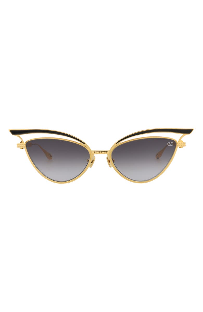 Valentino 55mm Cat Eye Sunglasses, Main, color, 