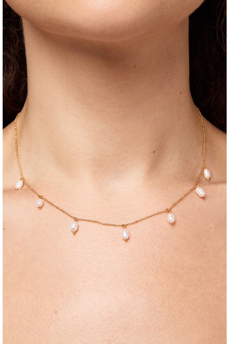 Loki Charm Necklace, Alternate, color, GOLD / WHITE