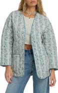 Billabong Day Dreamin Quilted Poplin Shacket