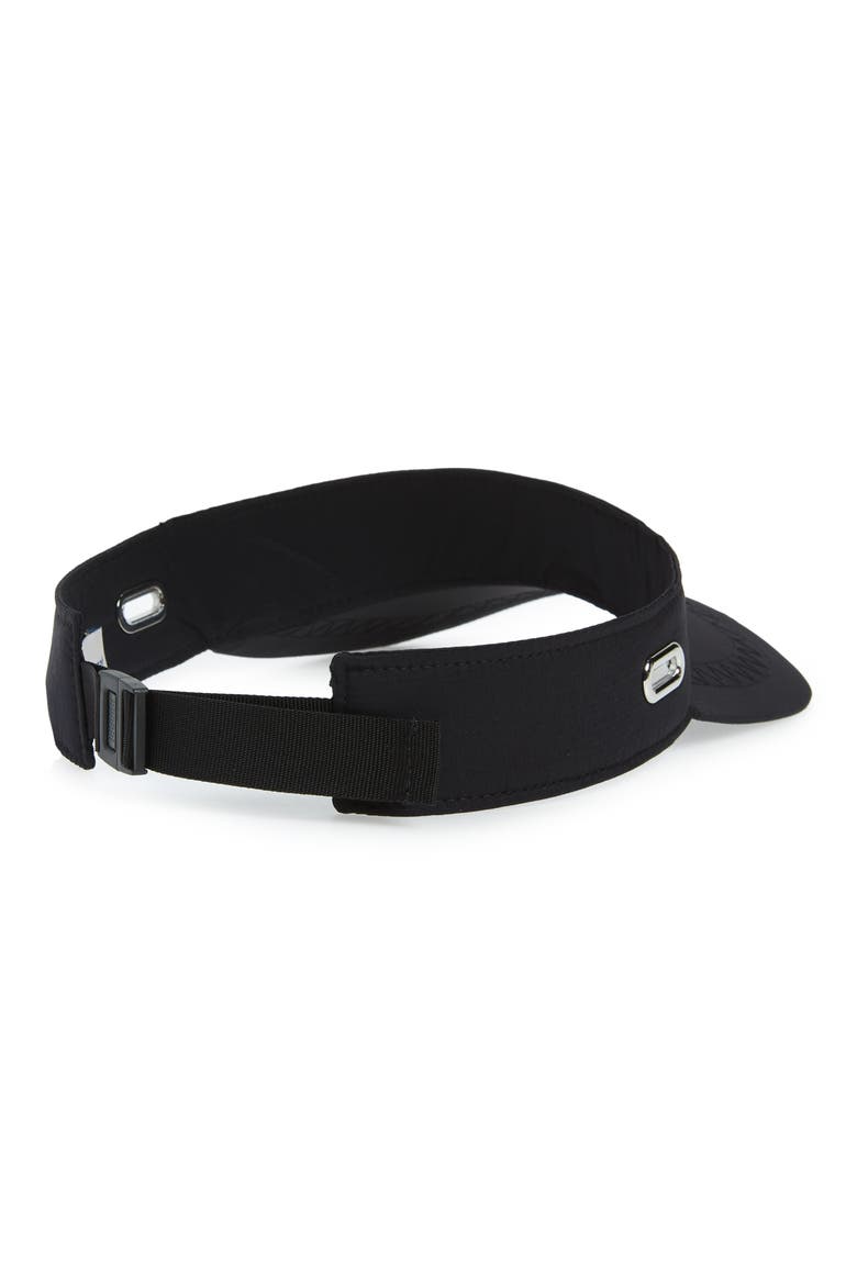 Nylon Visor, Alternate, color, BLACK