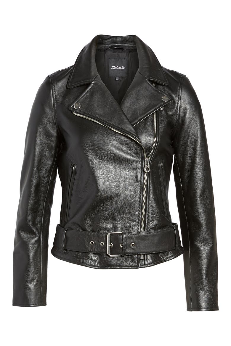 Ultimate Leather Jacket, Alternate, color, TRUE BLACK