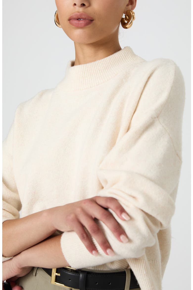 Vhari Mock Neck Sweater, Alternate, color, OATMEAL MELANGE