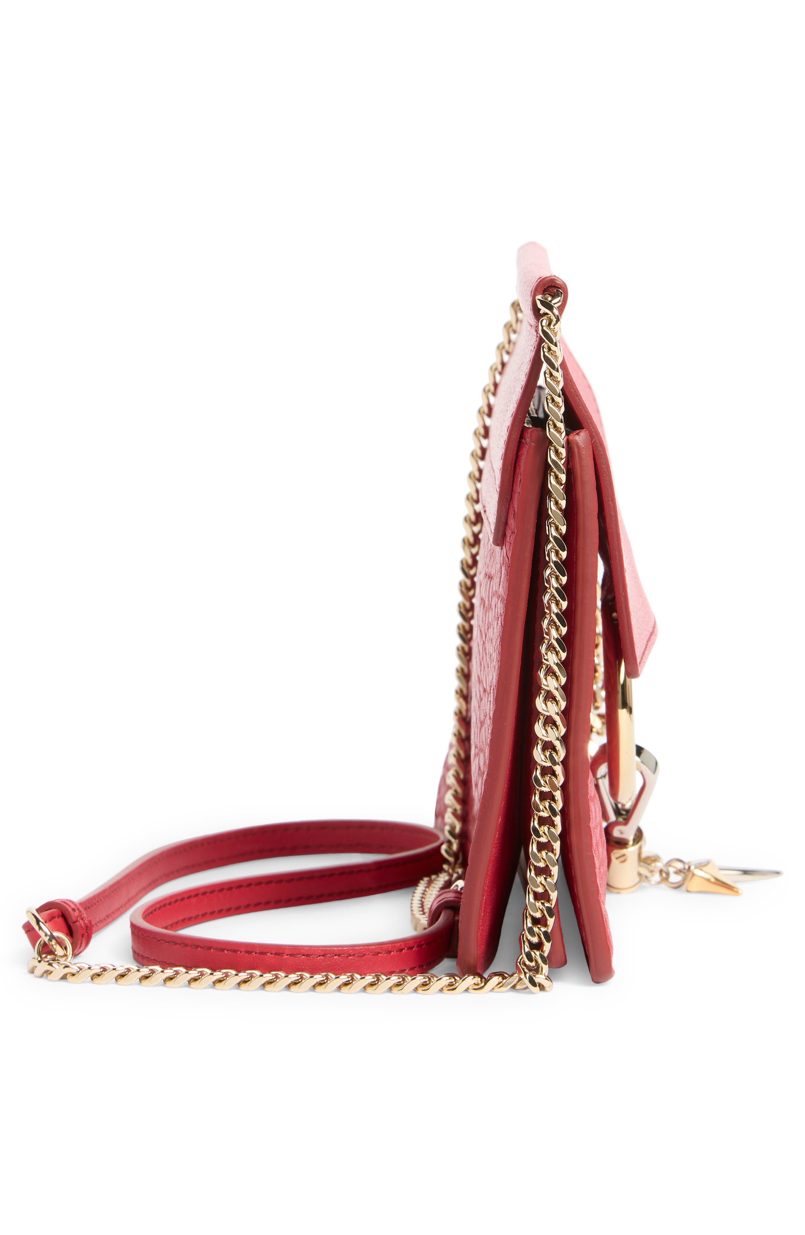 Chloé Mini Faye Leather Shoulder Bag, Alternate, color, 