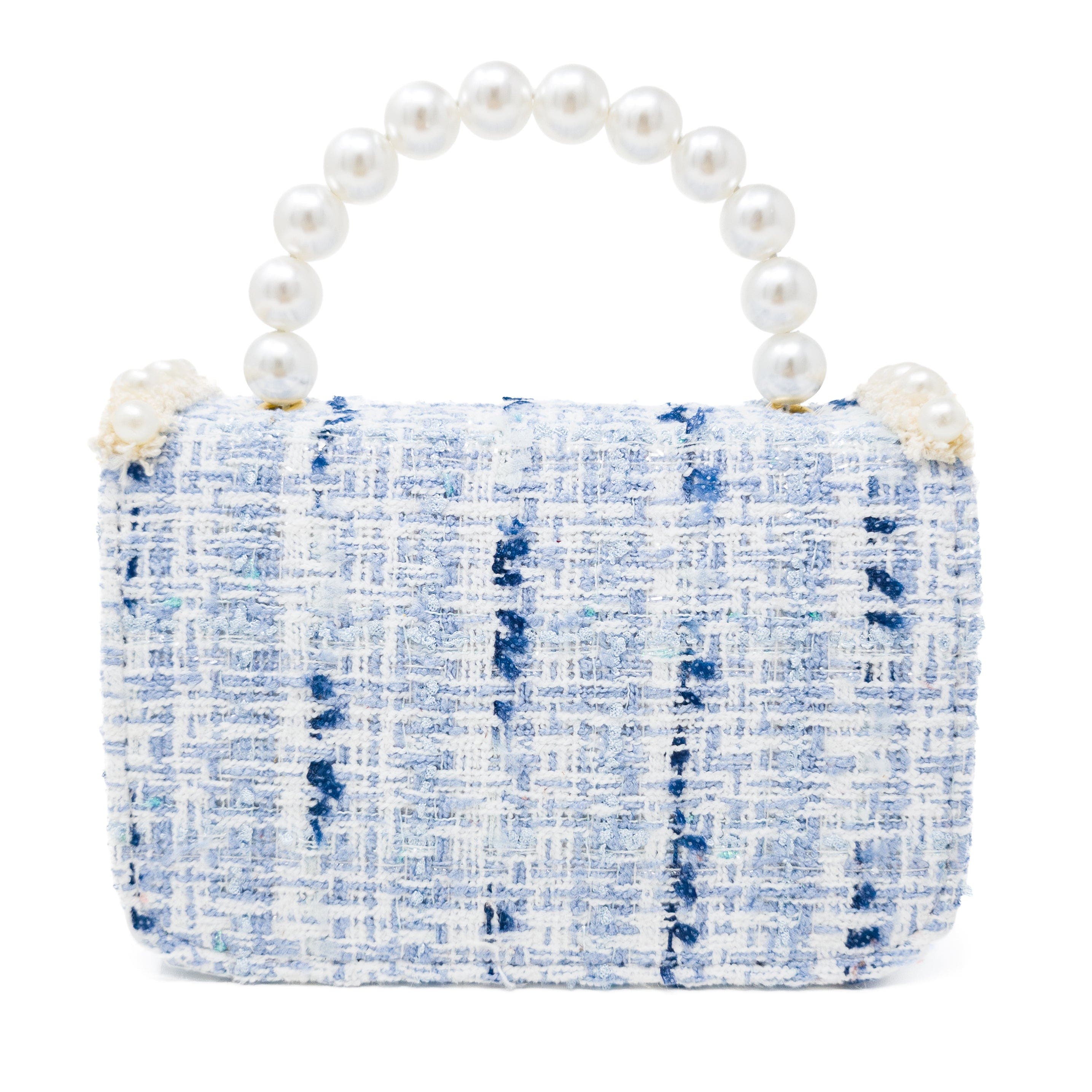 Handbag - Pearl Garden, Alternate, color, Blue Hydrangea