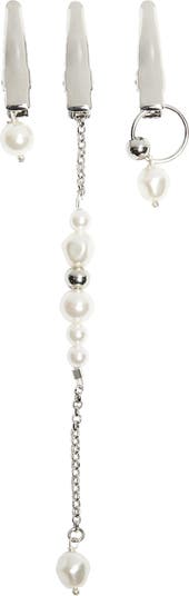 3-Pack Yoko Imitation Pearl Hair Clips