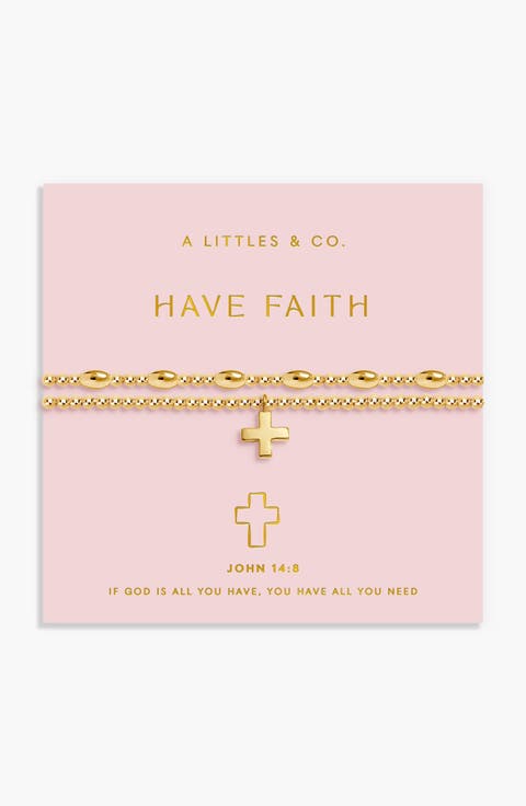 Faith A Little 'Have Faith' Bracelet