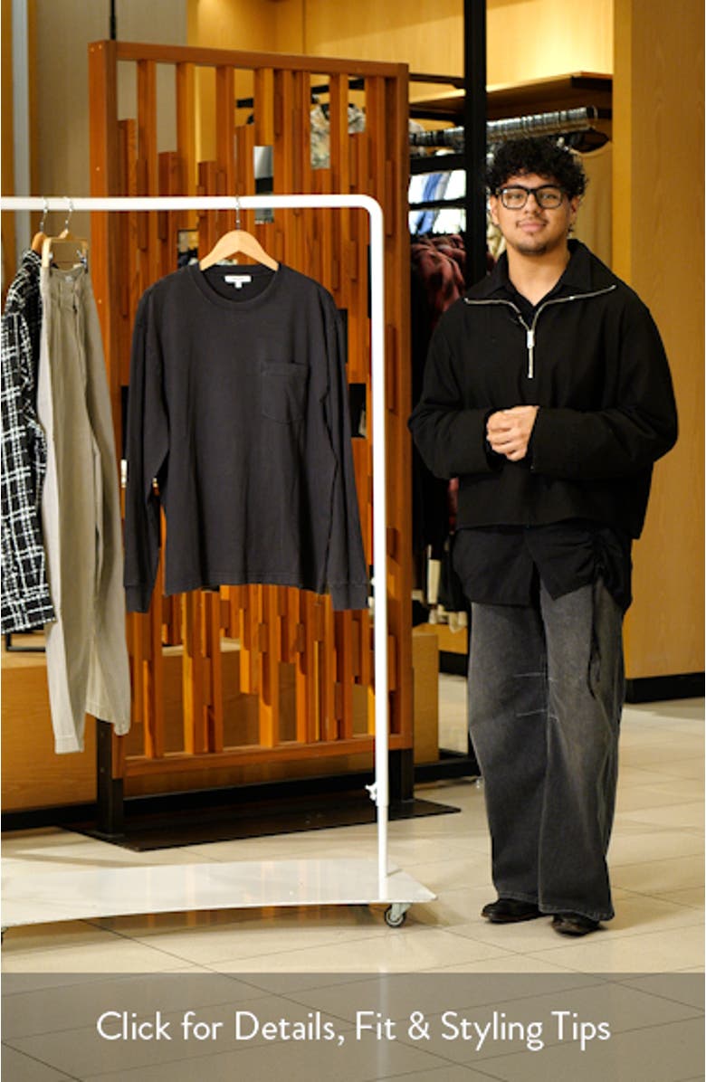 The Vintage Long Sleeve Pocket T-Shirt, sales video thumbnail