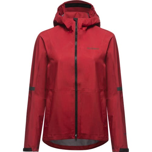 Gorewear Lupra 2.0 Gore-tex Hooded Jacket In Red