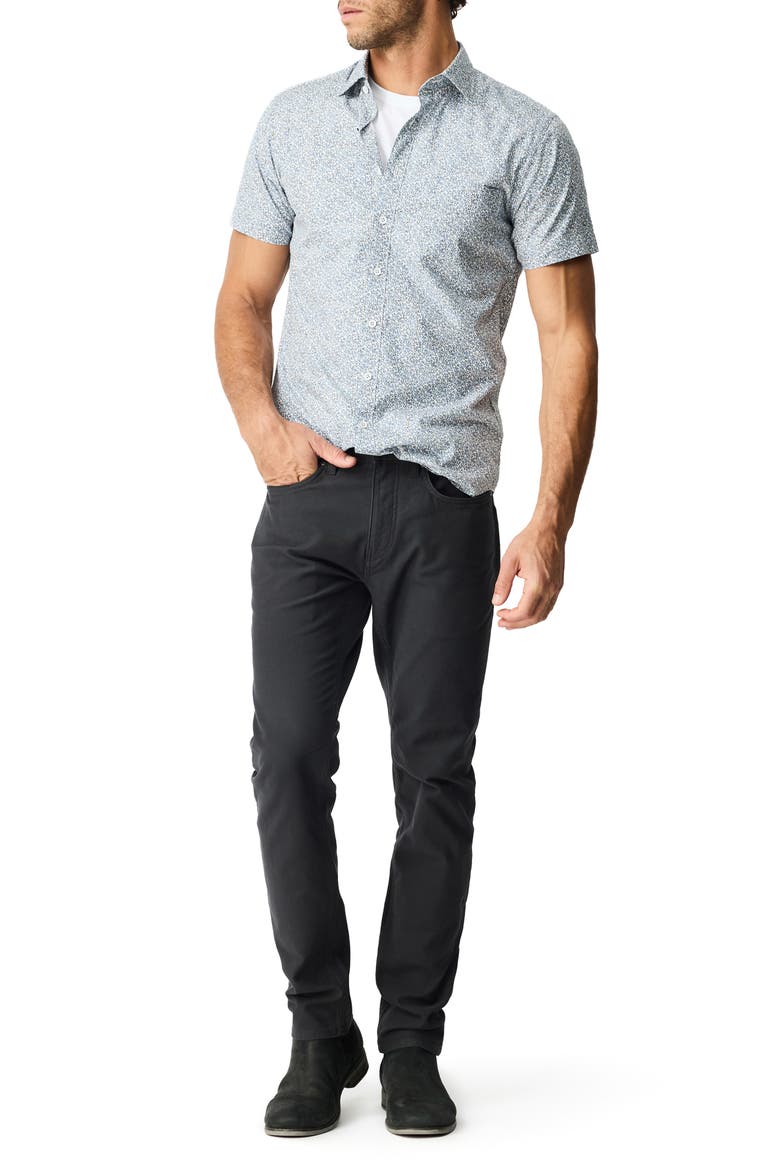North Point Short Sleeve Cotton Shirt, Alternate, color, BLUEBELL