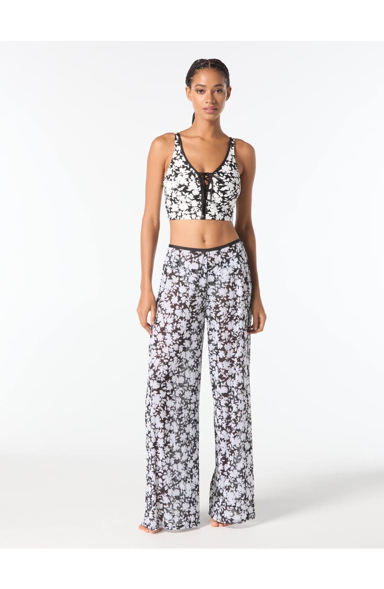 MICHAEL Michael Kors Pull On Pant Cover Up, Main, color, 