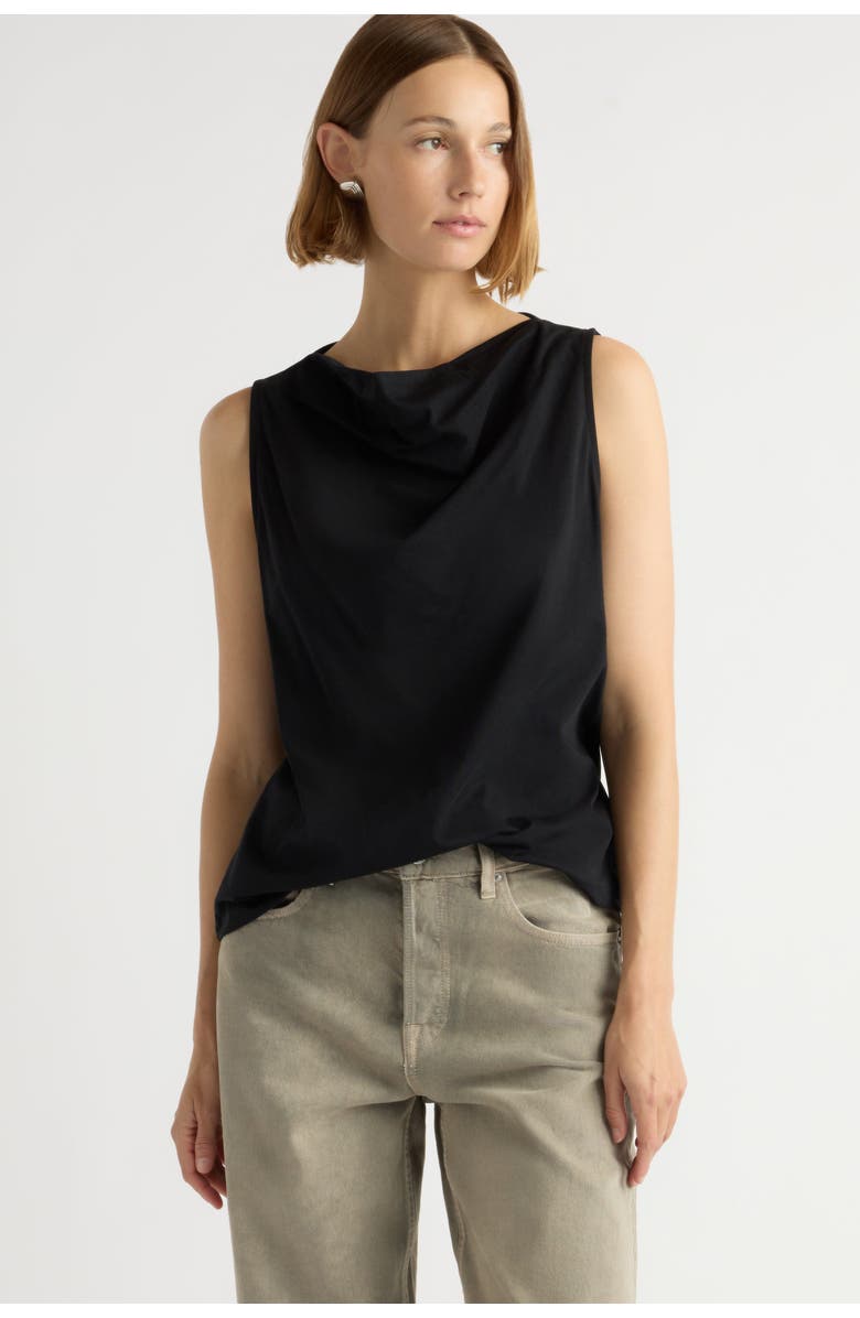 Modern Citizen Carissa Cowl-Neck Tank, Alternate, color, Black