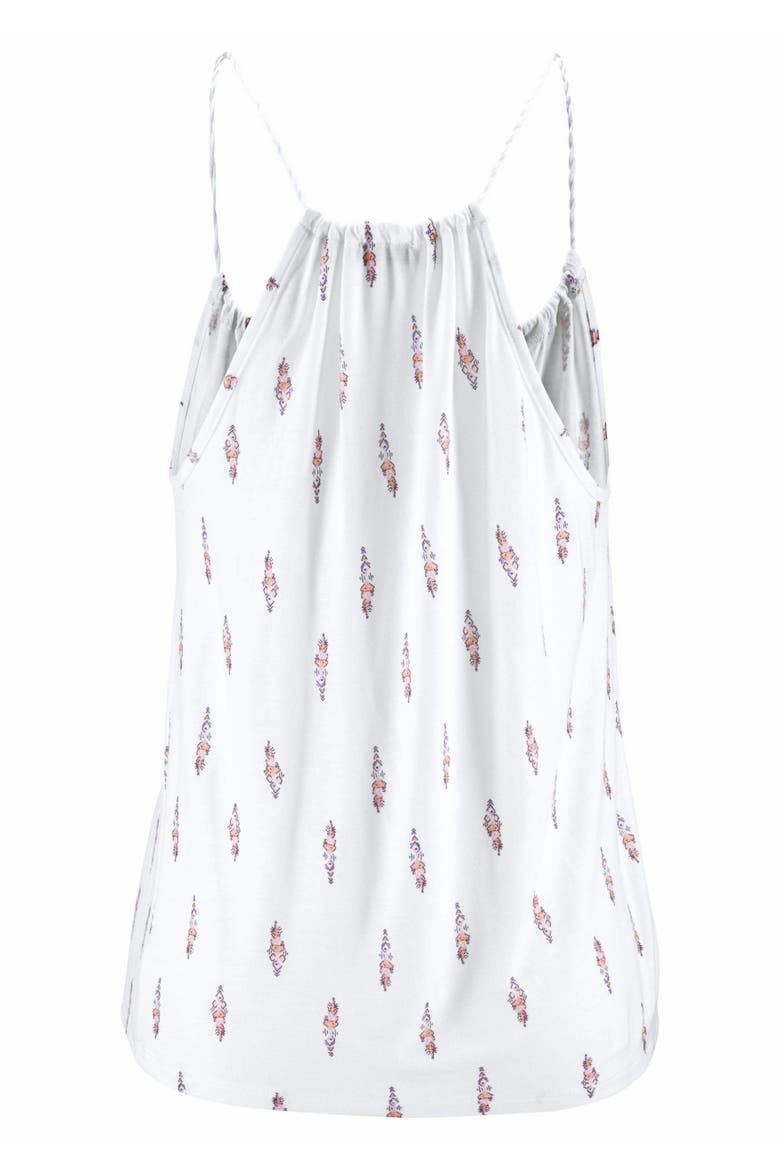 Braided Strap Print Top, Alternate, color, Cream