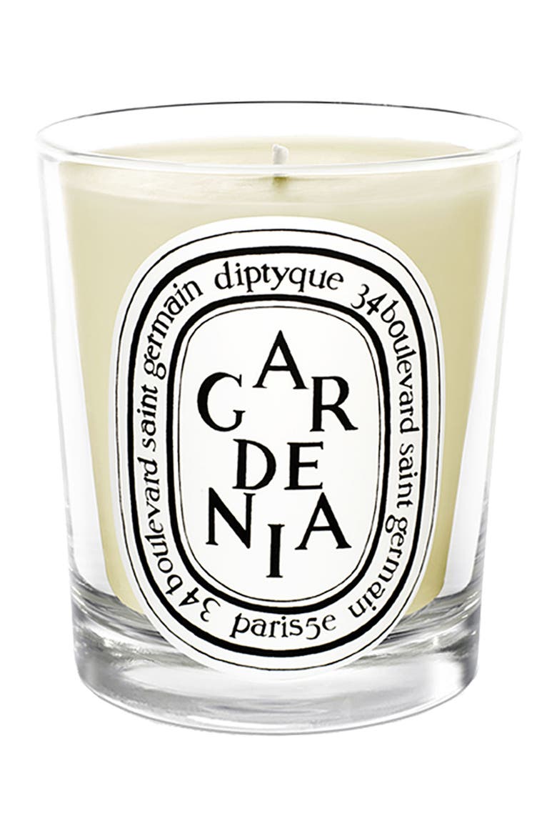 Gardenia Scented Candle, Main, color, NO COLOR