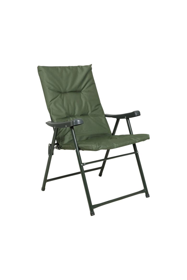 Padded Folding Chair, Main, color, Khaki Green