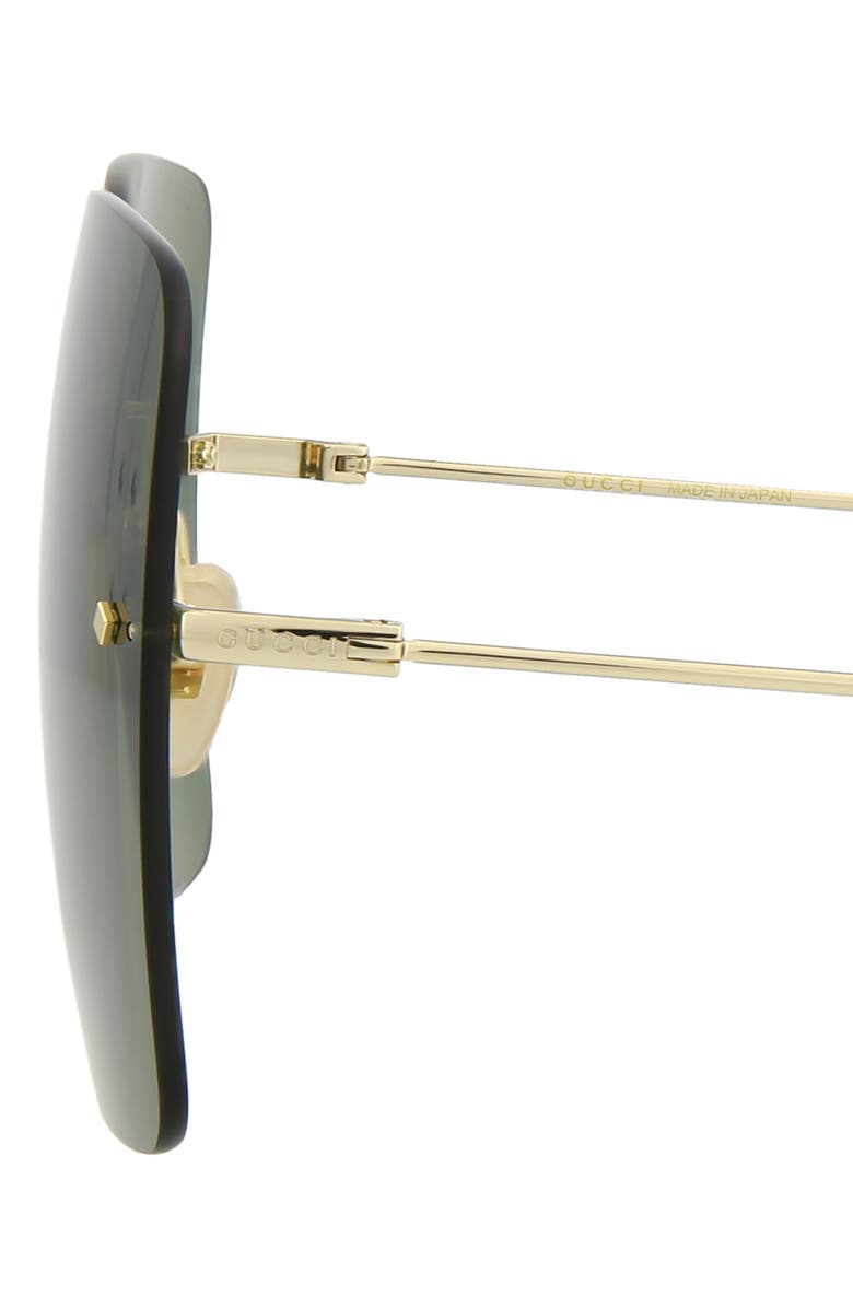 Gucci 62mm Oversize Square Sunglasses, Alternate, color,