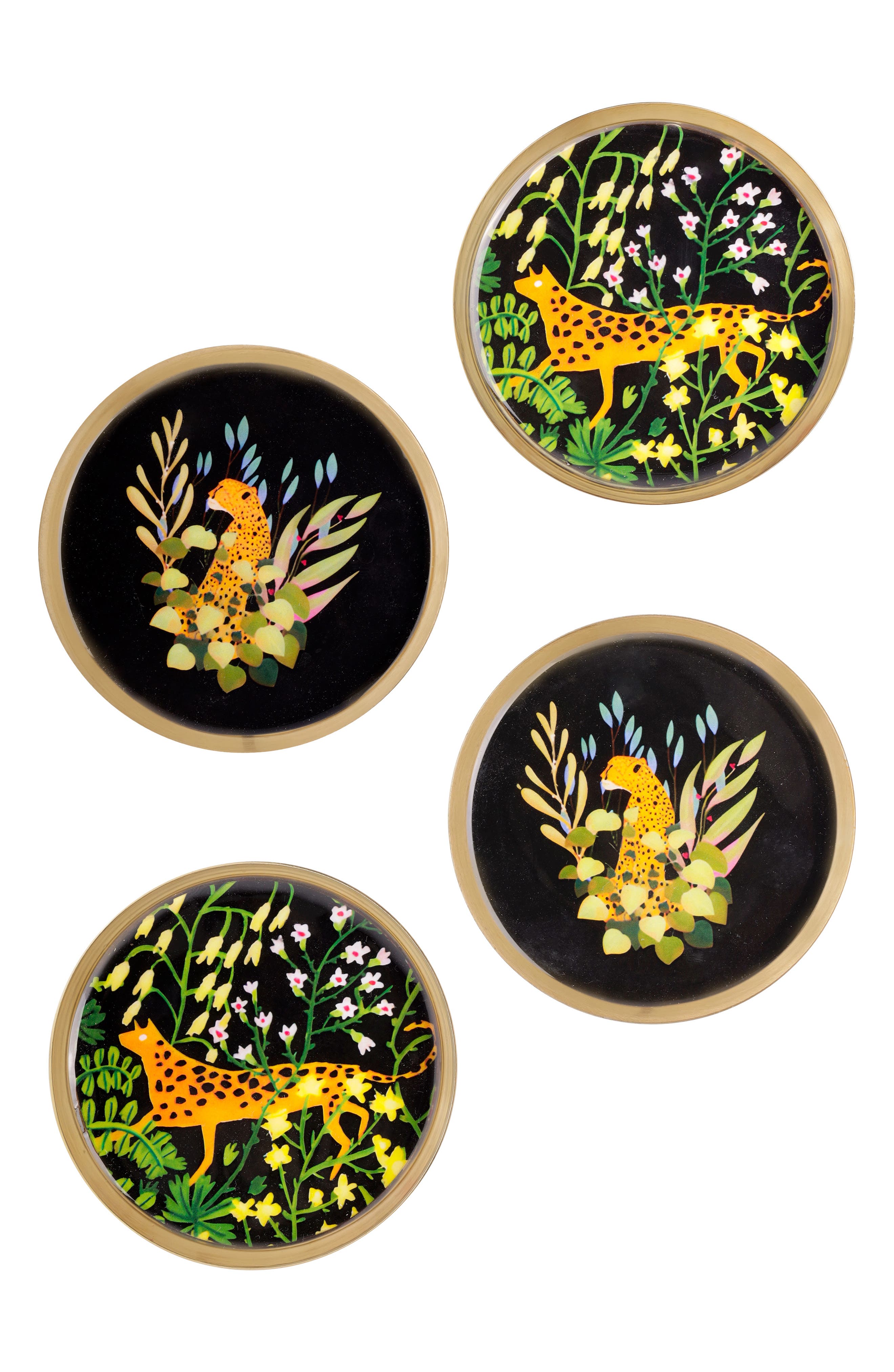 Tiramisu Set of 4 Metal Coasters