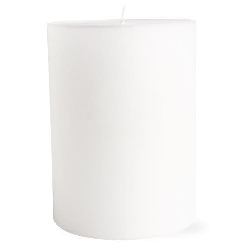 Tag Chapel White Pillar Paraffin Wax Candle Set Of 6 Unscented In White
