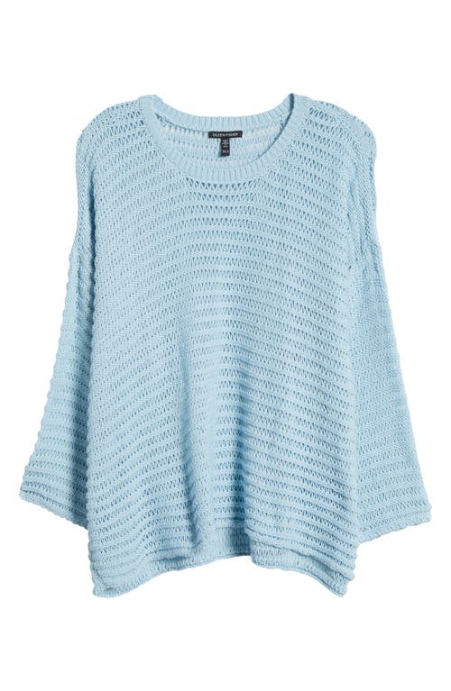Eileen Fisher Open Stitch Organic Cotton Sweater