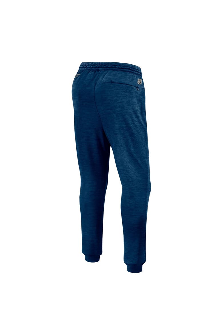 Men's Fanatics Branded Heather Deep Sea Blue Seattle Kraken Authentic Pro Fleece Sweatpants, Alternate, color, Heather Navy