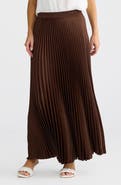 Brave+True Alias Pleated Maxi Skirt