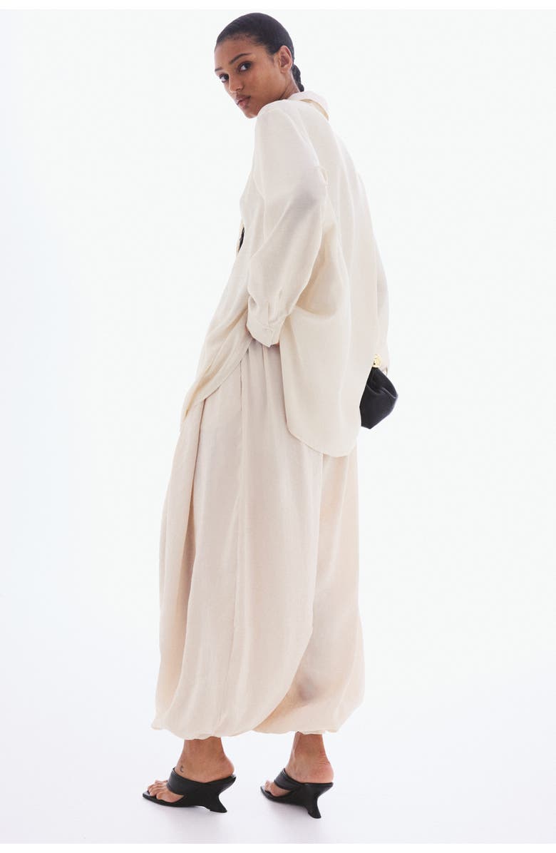 H&M Long Shirt, Alternate, color, Light Beige