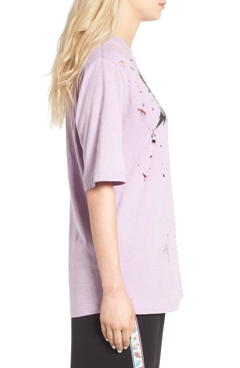 Kye Distressed Unisex Graphic Tee, Alternate, color,