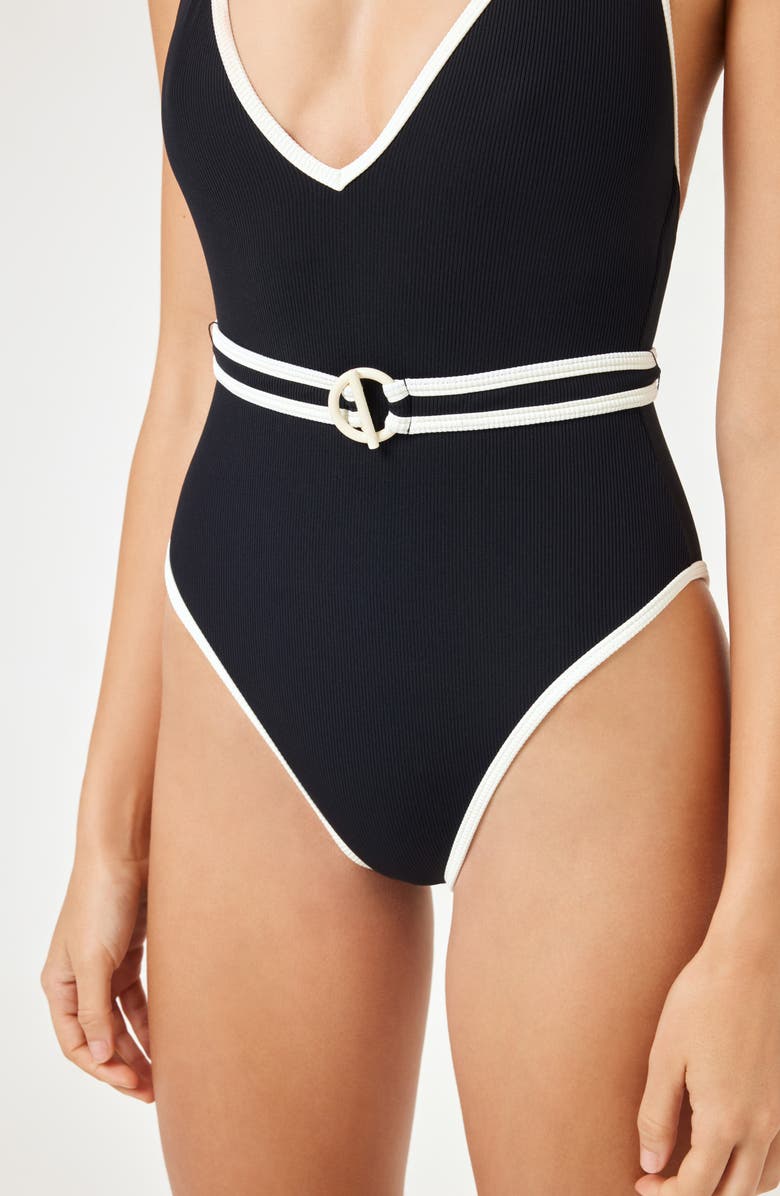 LSPACE Caicos Halter One-Piece Swimsuit, Alternate, color,