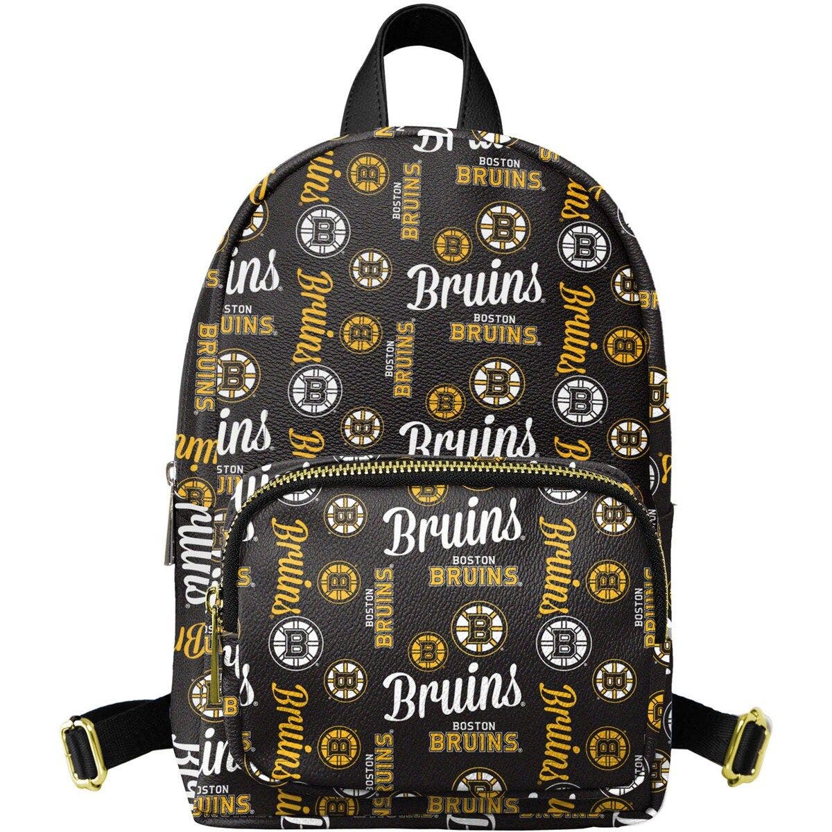 FOCO Youth FOCO Black Boston Bruins Repeat Brooklyn Mini Backpack, Main, color, Black