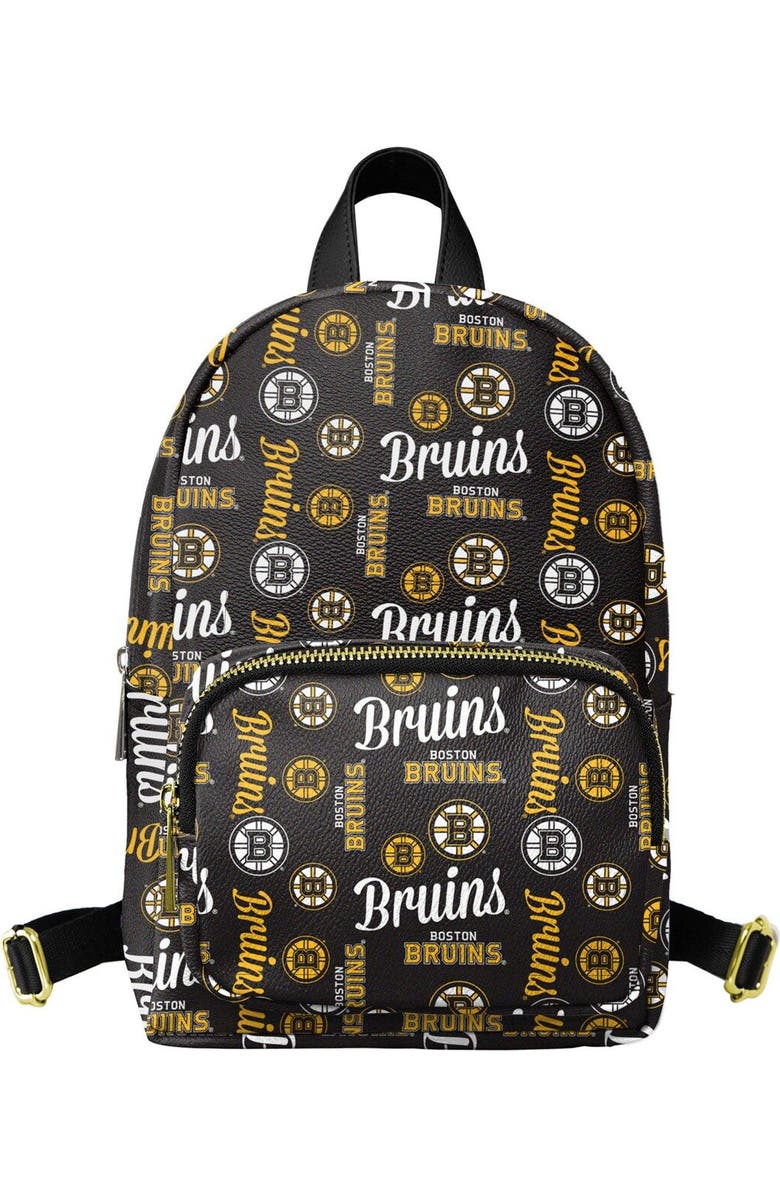 FOCO Youth FOCO Black Boston Bruins Repeat Brooklyn Mini Backpack, Main, color, Black