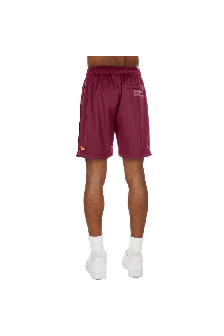 Men's New Era  Burgundy Washington Commanders Match Shorts, Alternate, color, Burgundy