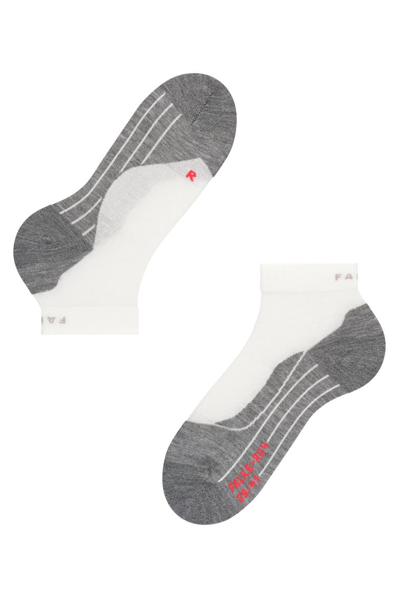 RU4 Endurance Short Running Socks, Alternate, color, White-Mix