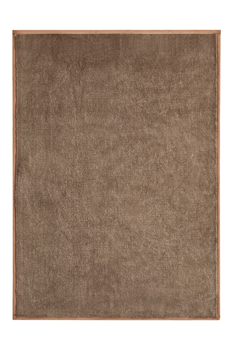 Mesilla Faux Suede Throw, Alternate, color, BROWN
