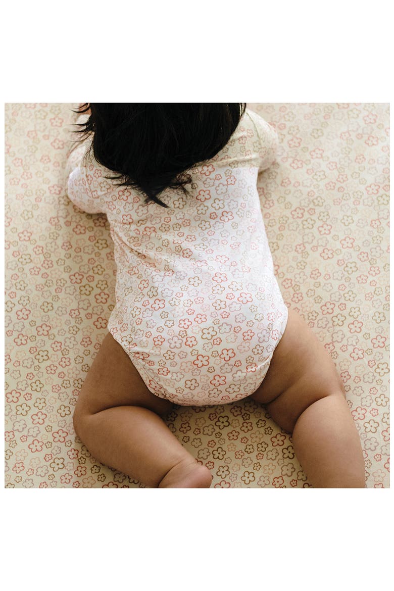 Comfy Long Sleeve Bodysuit, Alternate, color, SPRING BLOSSOM