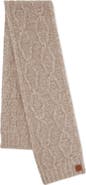 Mulberry Pimlico Cable Knit Lambswool Scarf