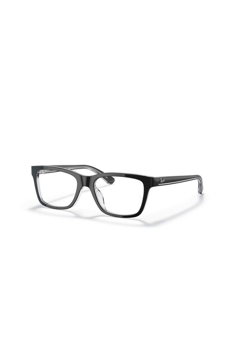 Ray-Ban 48mm Square optical glasses, Main, color, Black