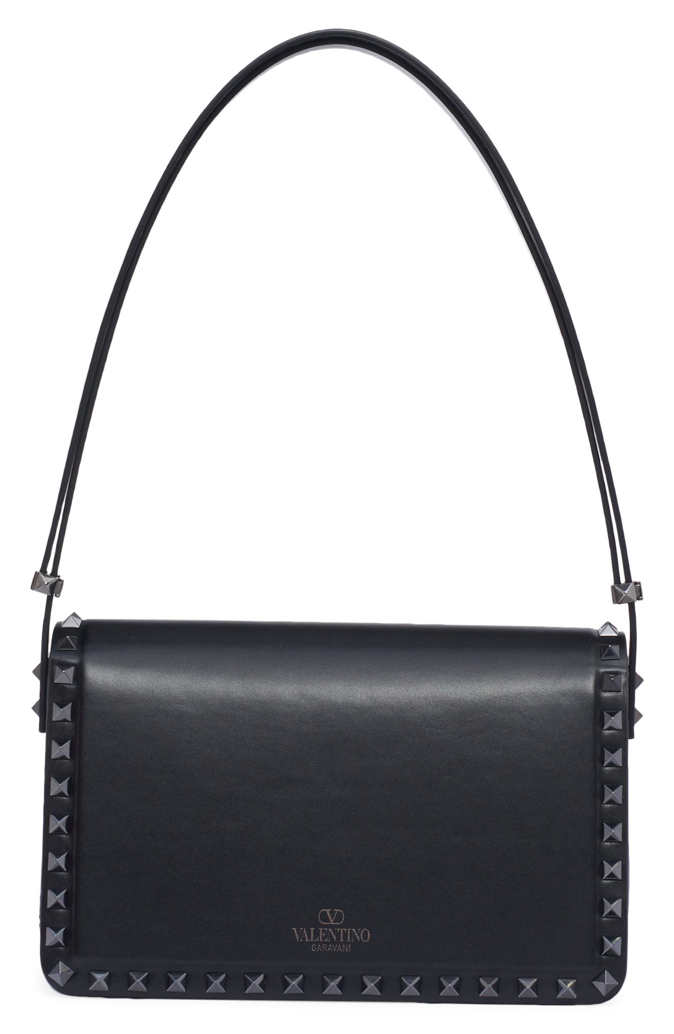 Valentino Garavani Rockstud23 Leather Shoulder Bag, Alternate, color, 