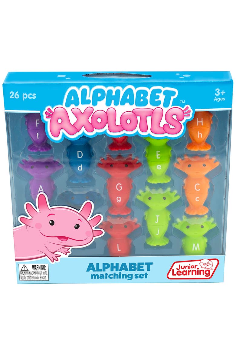 Alphabet Axolotls Game Match Upper & Lowercase Letters, Main, color, Multicolored
