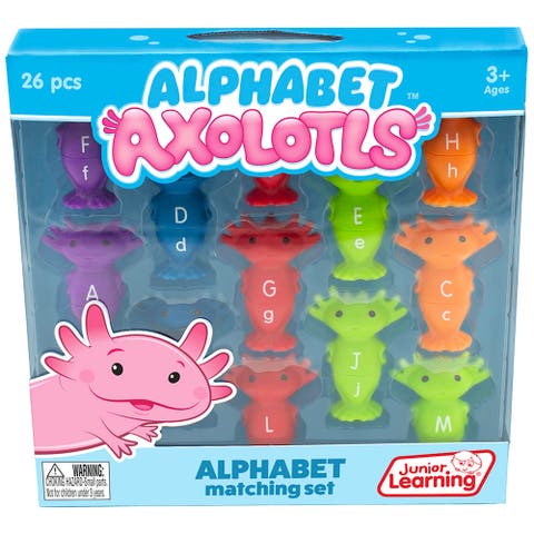Alphabet Axolotls Game Match Upper & Lowercase Letters