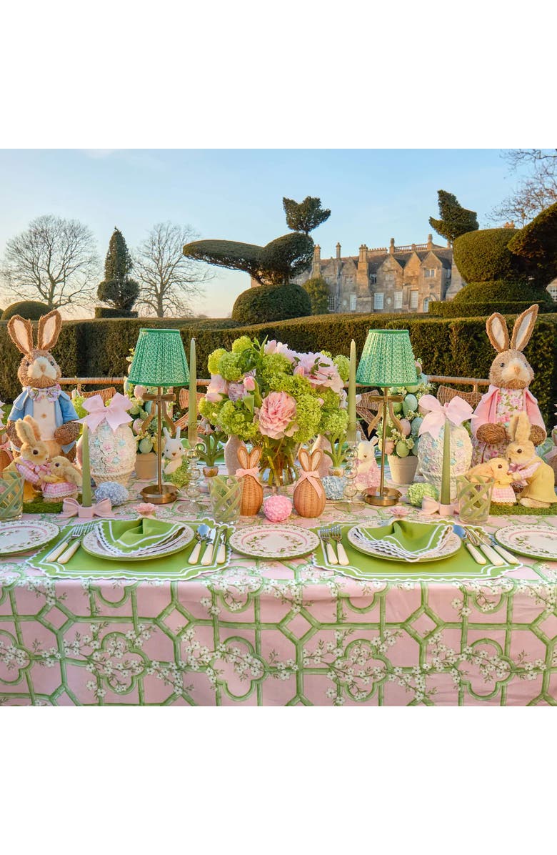 Mrs. Alice Lotus Lampshade, Alternate, color, Green