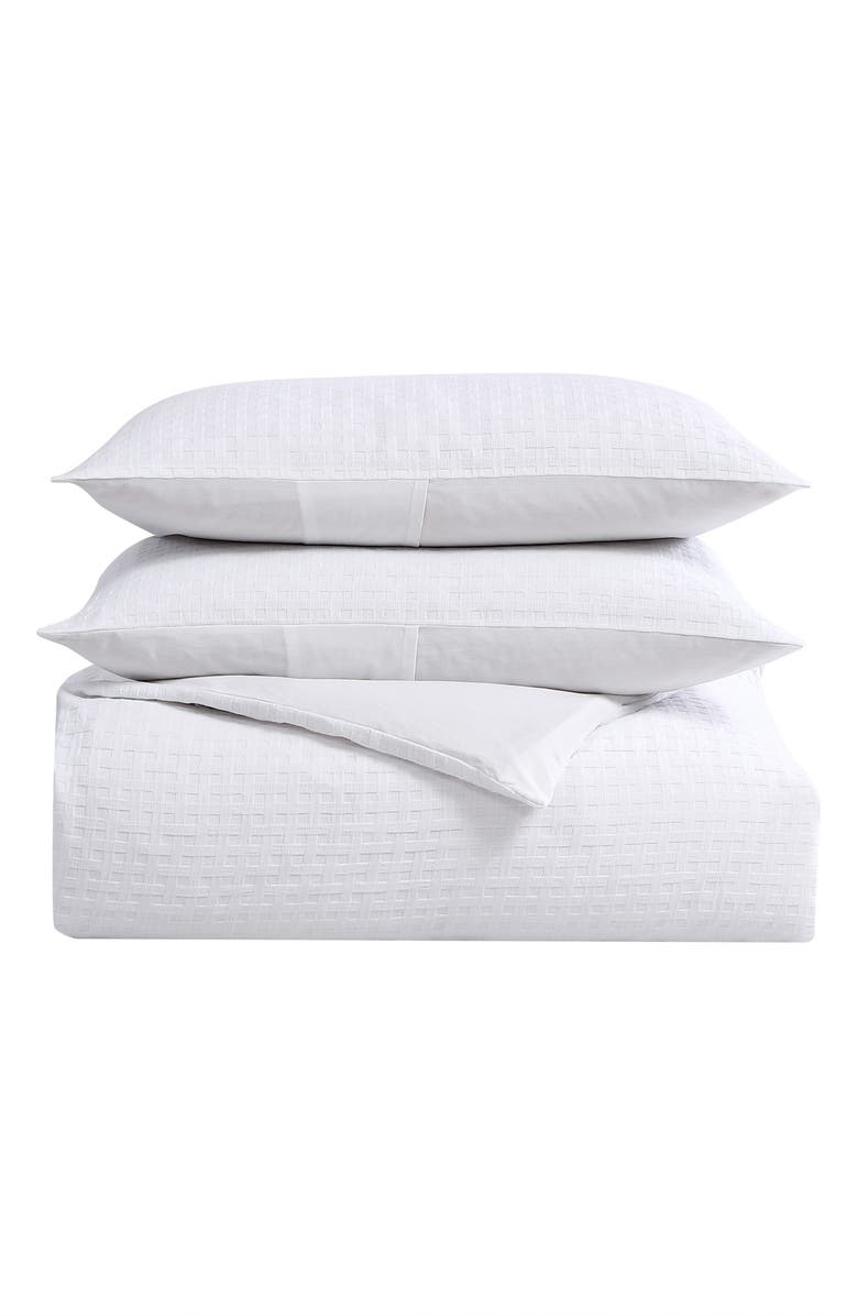 Tommy Bahama Basketweave Comforter & Sham Set, Alternate, color, White